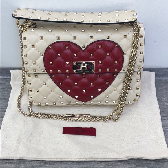 Valentino Handbags - Valentino rockstud “heart” bag